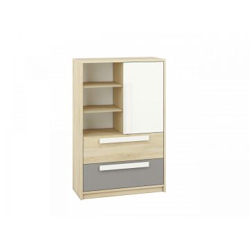 Drop 07 (Comoda) Fiord Beech/White|Grey Platinum