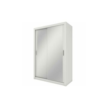 Dulap cu usi culisante IDEA ID-17, 150x60x215 cm, Alb