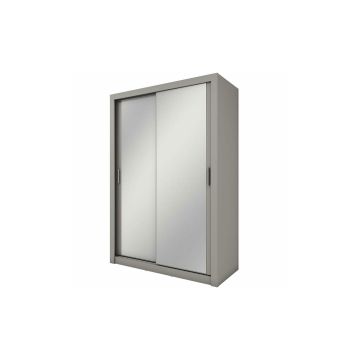 Dulap cu usi culisante IDEA ID-17, 150x60x215 cm, Gri