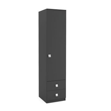 Dulap depozitare haine LINEA 45, A52, H200, 1U-151, 2S PO, Antracit