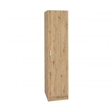Dulap Remi, O Usa, cu polite, Stejar Artisan, 40 x 51 x 170 cm Dulap Remi, O Usa, cu polite, Stejar Artisan, 40 x 51 x 170 cm