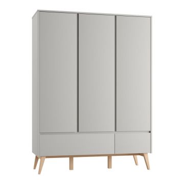 Șifonier pentru copii gri 149x52,5 cm Swing – Pinio