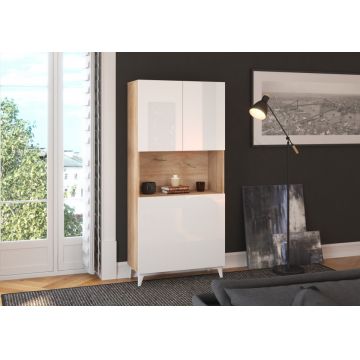 Megan 01 Sonoma Bright/White High Gloss