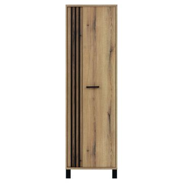 Noel Ne07 Dulap L/P 2D Stejar Evoke/Negru