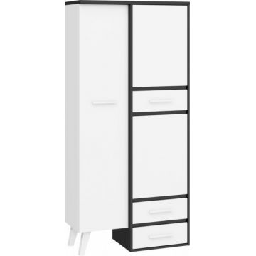 Nordis Nor-15 (Dulap 2D) Black/White