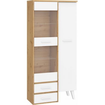 Nordis Nor-16 (Dulap 3D) Oak Artisan/White