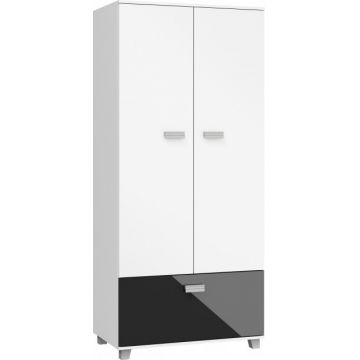 Solo Sol-07 (Dulap) White/Black High Gloss