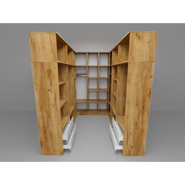 Dressing colt 251.2*216.8*253.4 cm Stejar Auriu C35