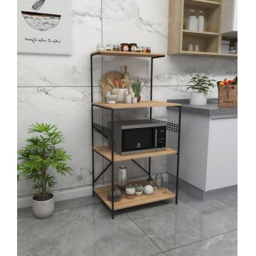 Dulap Anemon Negru-Pine