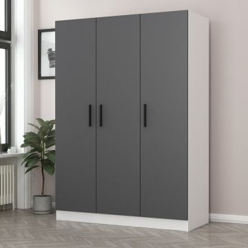 Dulap Haine Kale - 2270, Gri, 135x210x52 cm