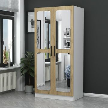 Dulap Haine Kale Mirror, Nuc, 90x190x52 cm