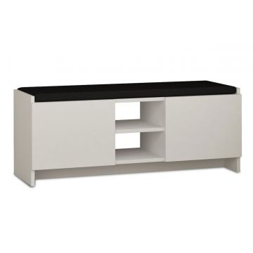 Dulap Pantofi Zulla 10 Perechi Alb 110x37x43 cm