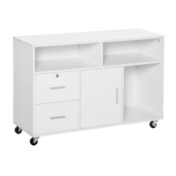 HOMCOM Mobilier Suport Imprimantă Dulapior Multifuncțional Design Compact și Elegant pentru Birou și Acasă | Aosom Romania