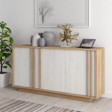 Bufet Santo Stejar Riviera Cu Stejar Alb, 169.2 Cm