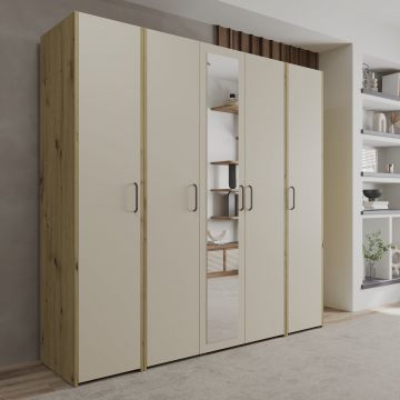 Dressing Malmo V5, Stejar Artisan/Argila, L 204 cm
