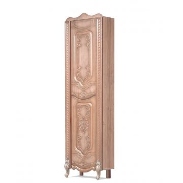Dulap baie Venice, 50x202x34cm, Stejar