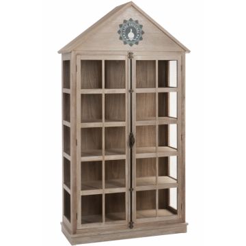 Dulap Chicken, Lemn, Natural, 114x45x215 cm