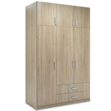Dulap Cu 3 Uși Royal Cu Loft Sonoma 150x58x230 cm