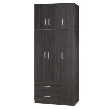 Dulap cu 3 usi Zelia wenge 90x42x240cm