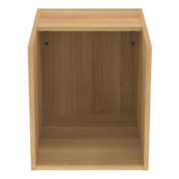 Dulap de baie în culoare naturală scund/suspendat cu aspect de lemn de stejar 40x44 cm i.Life B – Ideal Standard