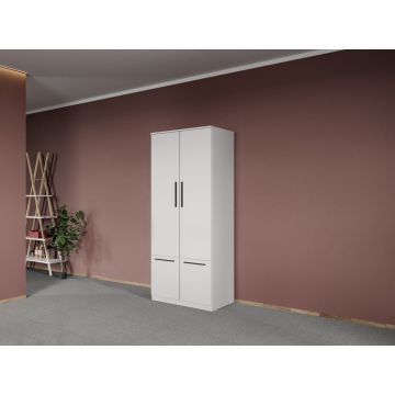 Dulap dormitor Alb Levi C02
