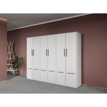 Dulap dormitor Alb Levi C10