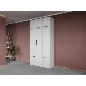 Dulap dormitor Alb Levi C15