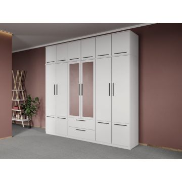 Dulap dormitor Alb Levi C22