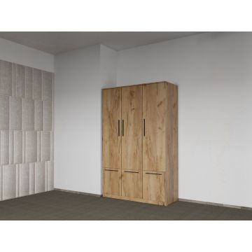 Dulap dormitor Stejar Levi C04