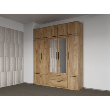 Dulap dormitor Stejar Levi C20