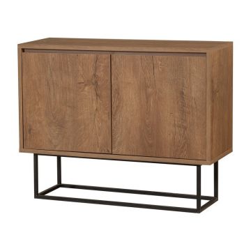 Dulap în culoare naturală cu aspect de lemn de nuc 90x72 cm Rodez – Kalune Design Dulap în culoare naturală cu aspect de lemn de nuc 90x72 cm Rodez – Kalune Design