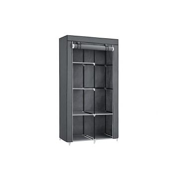 Dulap pliabil, Songmics, Gri, RYG84G, 88 x 45 x 168 cm