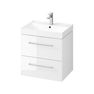 Mobilier suspendat, Cersanit, Larga, dreptunghiular, 60 cm, alb Mobilier suspendat, Cersanit, Larga, dreptunghiular, 60 cm, alb