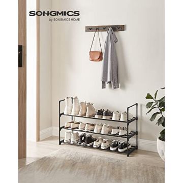 Pantofar, Songmics, Negru, 92x30x55 cm