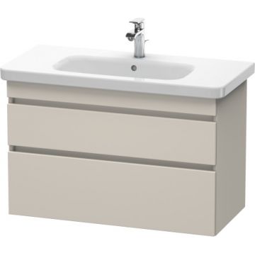 Dulap baza Duravit DuraStyle 93x44.8cm 2 sertare cu inchidere lenta taupe mat