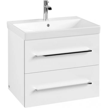 Dulap baza suspendat Villeroy & Boch Avento 630x514x452 mm cu doua sertare alb Crystal Dulap baza suspendat Villeroy & Boch Avento 630x514x452 mm cu doua sertare alb Crystal