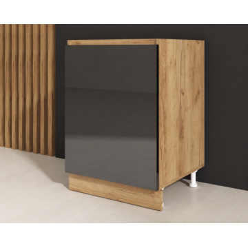 Corp inferior Chelsea 1usa Stejar K003  Acril Antracit 60x49x82 cm