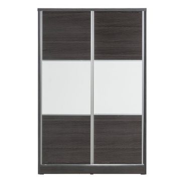 Dulap cu 2 usi glisante Griffin culoarea wenge121x56.5x180.5cm