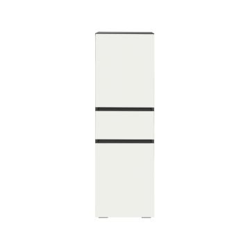 Dulap de baie alb/gri antracit înalt/îngust 38x130 cm Wisla – Støraa