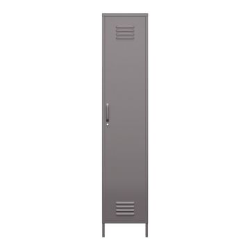 Dulap gri din metal 37x182 cm Bradford – Støraa