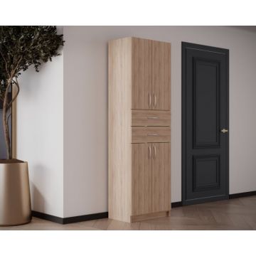 Dulap KSC-11 Ro, 60x37x196 cm Sonoma