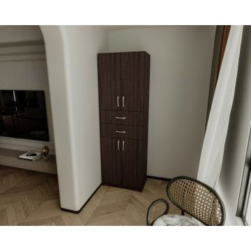 Dulap KSC-11 Ro, 60x37x196 cm Wenge