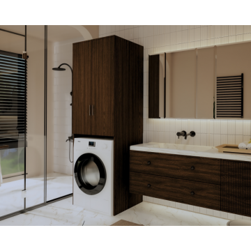 Dulap MS 2U Polite, 65x60x199 cm, Wenge