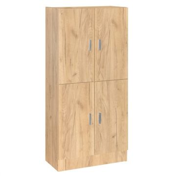 Dulap pantofi Felicity culoare lemn natural 60x32x127cm