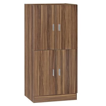 Dulap pantofi Felicity, culoarea nuc 60x32x127cm