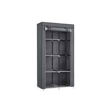 Dulap pliabil, Songmics, Gri, RYG84G, 88 x 45 x 168 cm