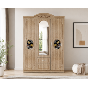 Dulap ZQE 026 MDF - 3U+2S, 150x200x50 cm