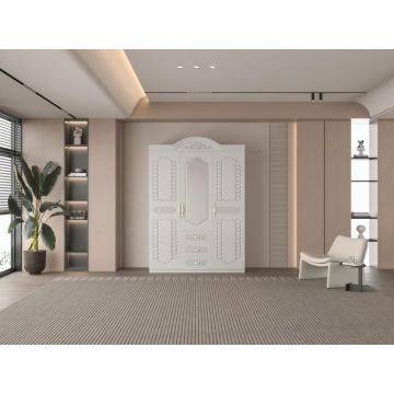 Dulap ZQE-049MDF - 3U 3S, 150x50x200 cm