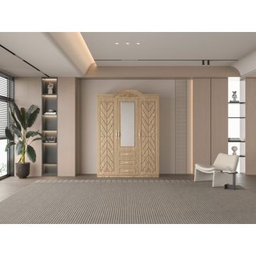 Dulap ZQW-009MDF - 3U 3S, 150x50x200 cm