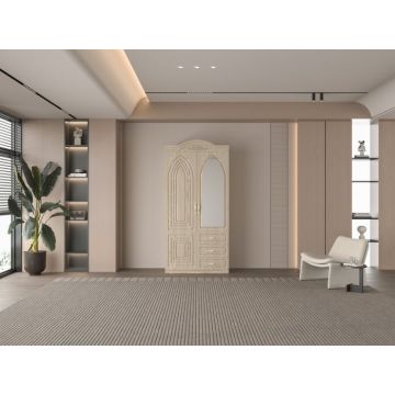 Dulap ZQW-011MDF - 2U 3S, 100x50x200 cm